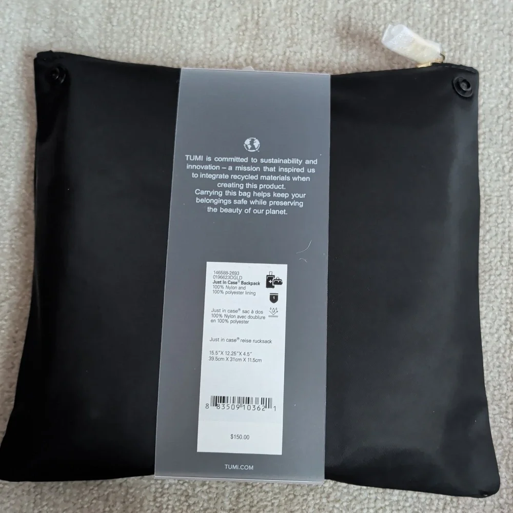 Nwt Tumi Just In Case Backpack - Picture 6 of 8